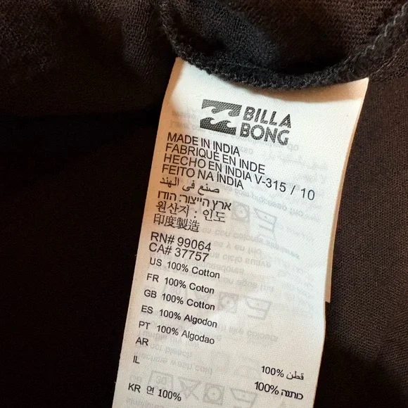 Billabong Black Ruffle Mini Dress - Picture 5 of 5